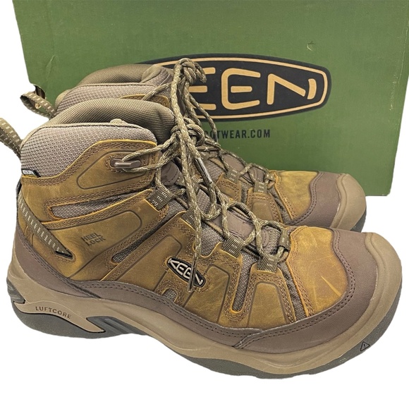 KEEN Circadia mid waterproof mens hiking boots Size 10 main image 4